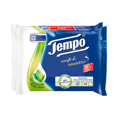 Feuchttücher Sanft & Sensitive Nachfüllerpack (2x42Stk.)