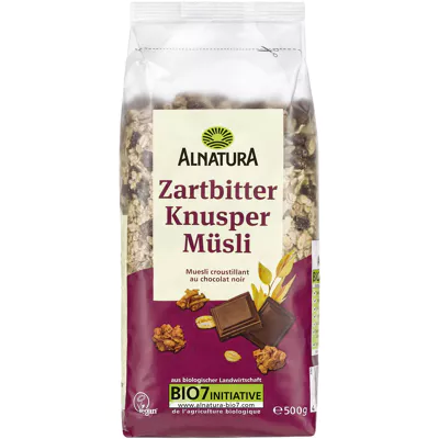 Alnatura Bio Zartbitter Knusper Müsli (500g)