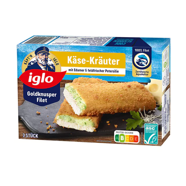 Goldknusper Filet Käse-Kräuter TK (300g)