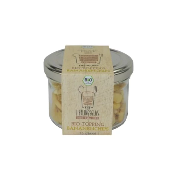 BIO Bananenchips Topping (Mein Lieblingsglas) (90g)