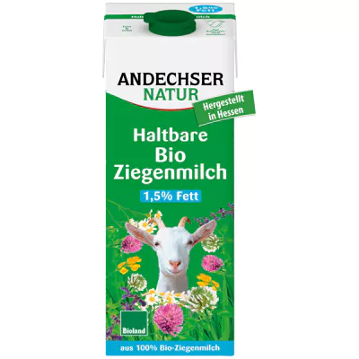 Andechser Natur Bio H-Ziegenmilch 1,5% (1l)