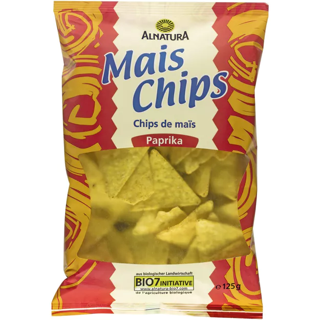 Alnatura Bio Mais Chips Paprika (125g)