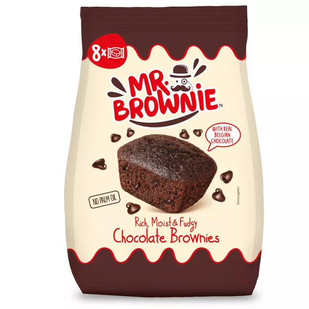 Mr. Brownie Schokobrownies (8Stk.)