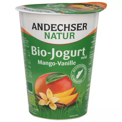 Andechser Natur Bio Joghurt Mango-Vanille (400g)