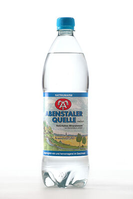 Abenstaler Mineralwasser medium (1l)