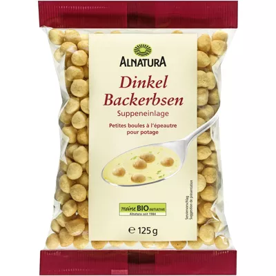 Alnatura Bio Dinkel-Backerbsen (125g)