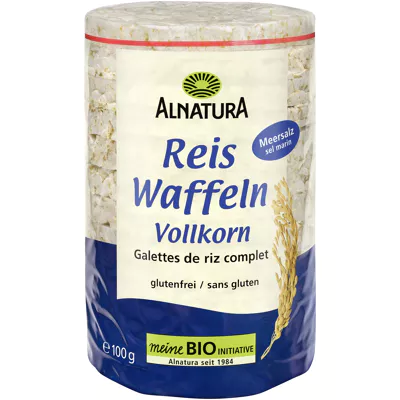 Alnatura Bio Reiswaffeln Vollkorn - Meersalz (100g)
