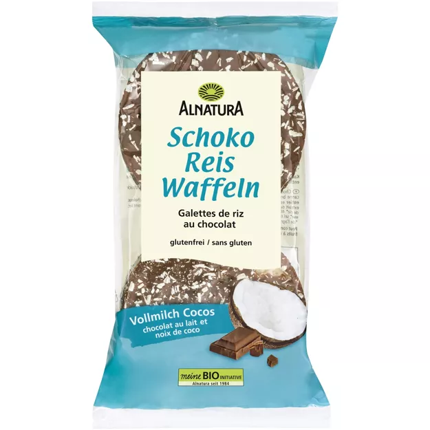 Alnatura Bio Reiswaffeln - Schoko Kokos (100g)