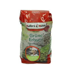 Erbsen - grün (getrocknet) (500g)