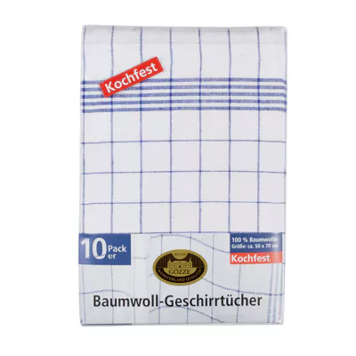 Geschirrtücher blau (10Stk.)