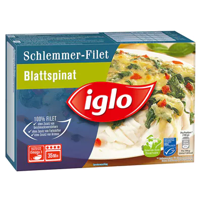 Schlemmerfilet Blattspinat TK (380g)