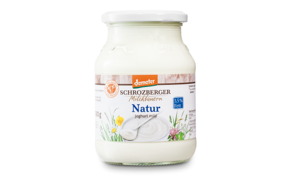 BIO Demeter Milchbauern Joghurt im Pfandglas - Natur (500g)