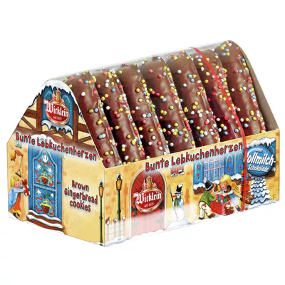 Bunte Schoko-Herzen - Vollmilch (215g)