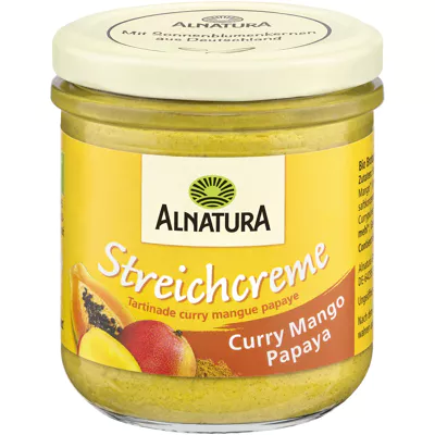 Alnatura Bio Streichcreme - Curry-Mango-Papaya (180g)