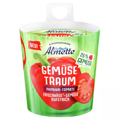 Almette Alpenfrischkäse Paprika-Tomate (140g)