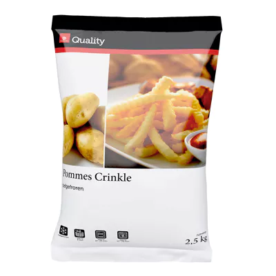 Pommes Crinkle TK (2,5kg)