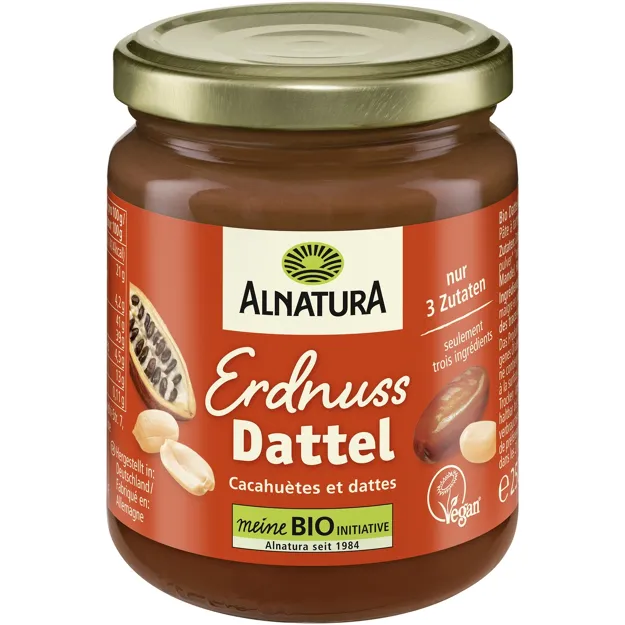 Alnatura Bio Erdnuss Dattelaufstrich (250g)