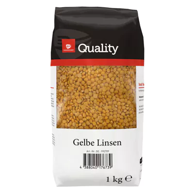 Linsen - gelb (getrocknet) (1000g)