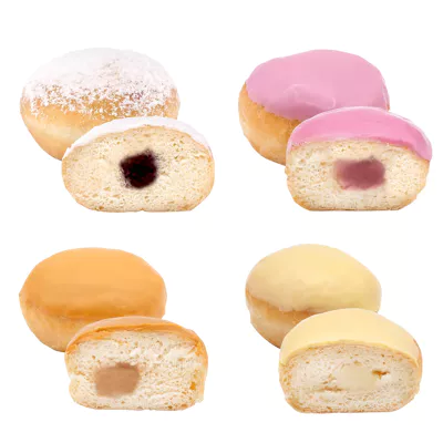 Bunte Mini Krapfen tiefkühl (80Stk.)