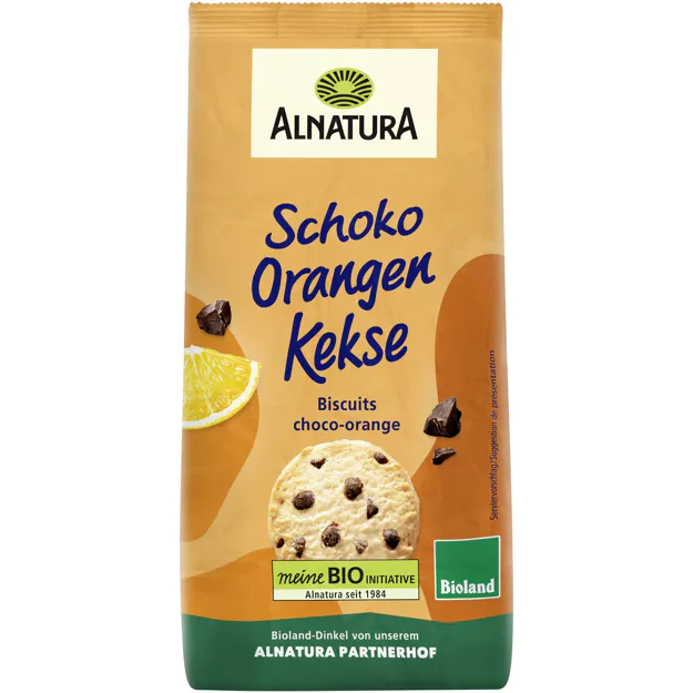 Alnatura Bio Dinkel Schoko-Orangen Kekse (150g)