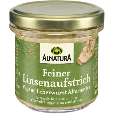 Alnatura Bio Feiner Linsenaufstrich (135g)