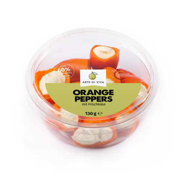 Arte di Viva Orange Peppers mit Frischkäse (130g)