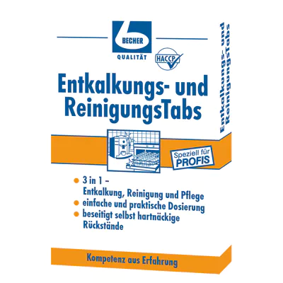 Entkalkungs- und Reinigungstabs (für Spülmaschinen, Kaffeemaschinen, Waschmaschinen)
