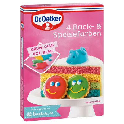 Back & Speisefarben (4er)