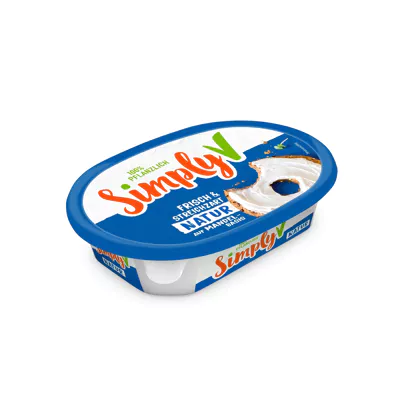 SimplyV Aufstrich natur vegan (150g) - Frischkäsealternative