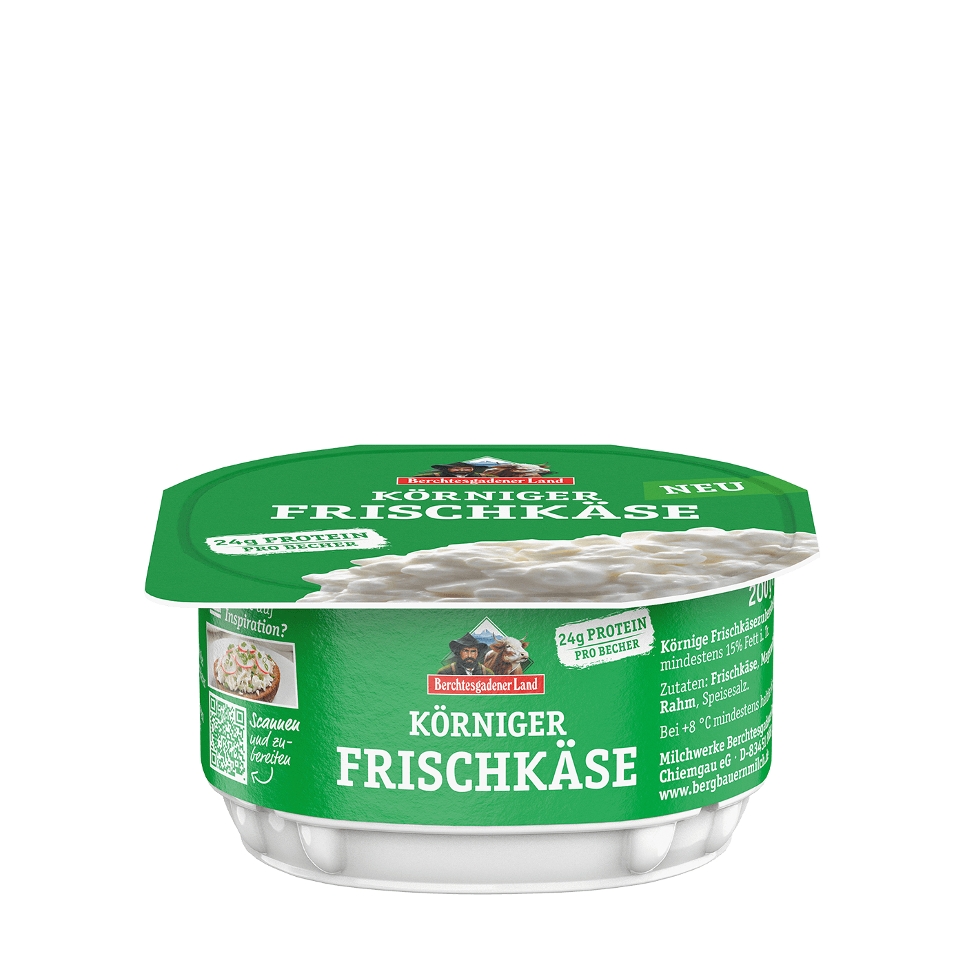 Berchtesgadener Land körniger Frischkäse 15% (200g)