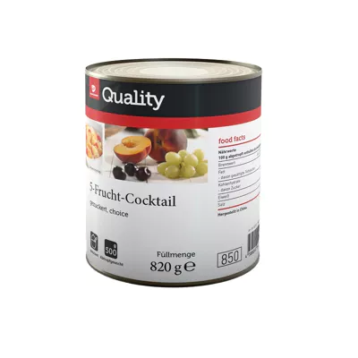 Fruchtcocktail - gezuckert (820g)
