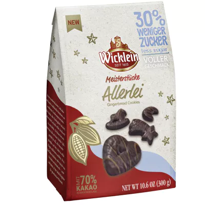 Wicklein Lebkuchen Allerlei Vollmilch - weniger Zucker (300g)