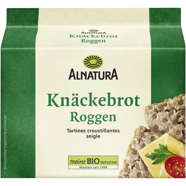 [4_7029] Alnatura Bio Knäckebrot - Roggen (250g)
