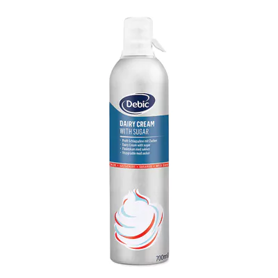 Sprühsahne 35% - mit Zucker (700ml)