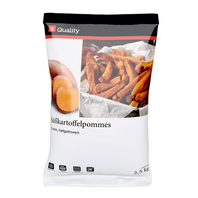 Süßkartoffelpommes TK (2,5kg)
