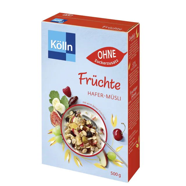 Kölln Früchtemüsli ohne Zuckerzusatz (500g)