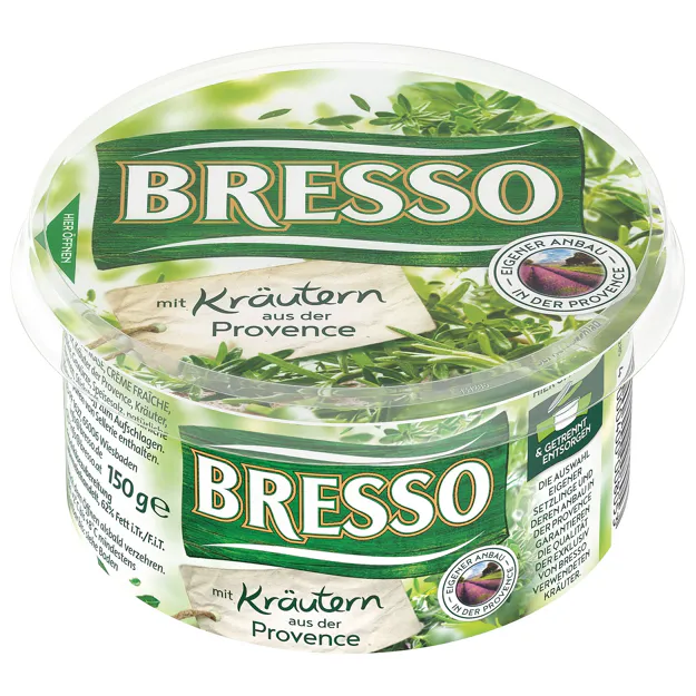 Bresso Frischkäse - Kräuter 62% (150g)
