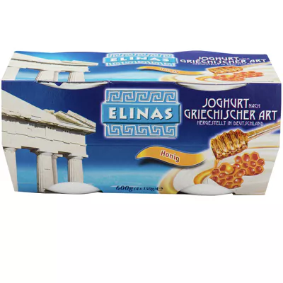 Elinas Joghurt nach griechischer Art - Honig (4x150g)