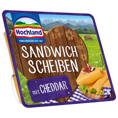 Hochland Sandwich Scheibenkäse - Cheddar (150g)