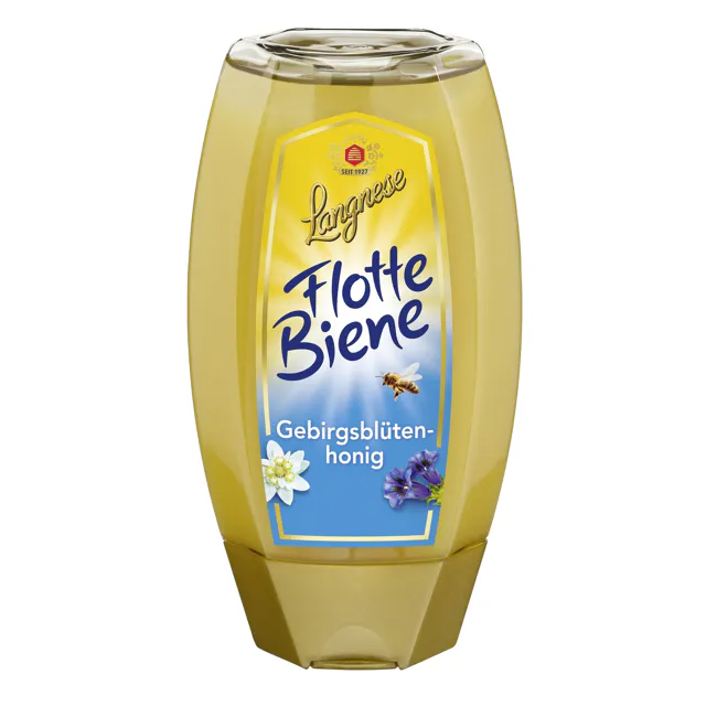 Langnese Flotte Biene - Gebirgsblütenhonig (250g)