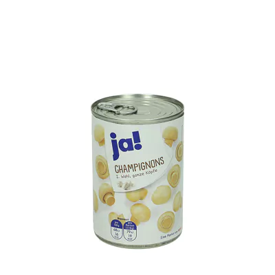 [4_4072] Champignons 1. Wahl - ganze Köpfe (400g)