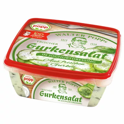 Popp Gurkensalat in Joghurt (400g)