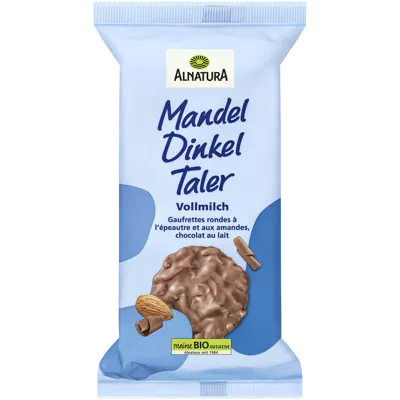 Alnatura Bio Mandel Dinkel Taler - Vollmilch (100g)