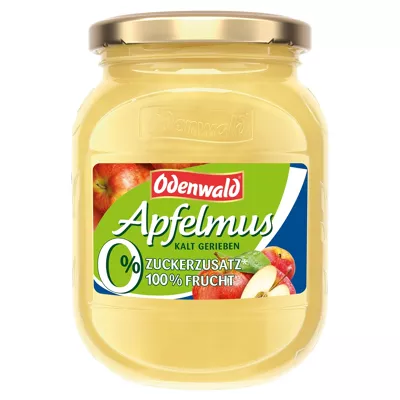 Odenwald Apfelmus kalt gerieben - ohne Zucker (370ml)