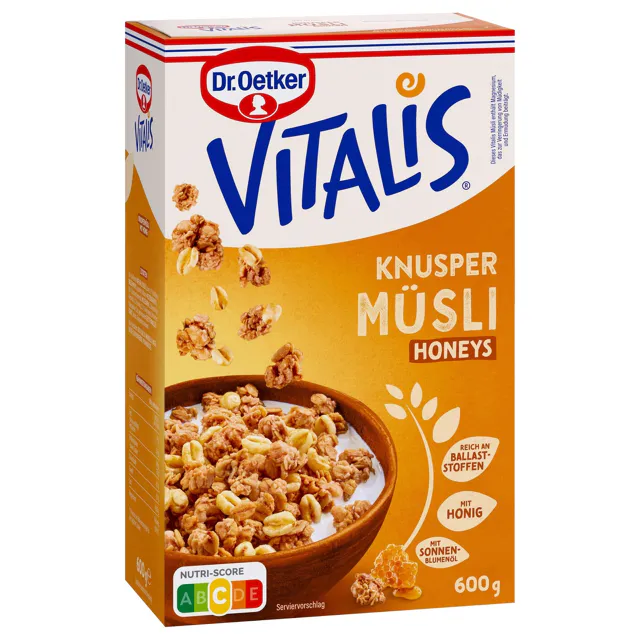 [4_5025] Dr. Oetker Vitalis Knusper Honeys (600g)
