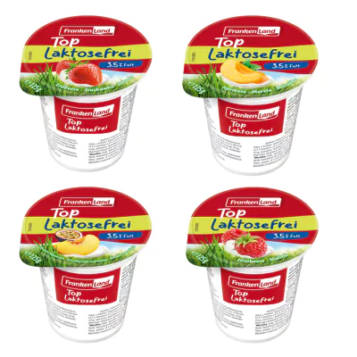 Laktosefreier Fruchtjoghurt - zufällige Sortierung (125g)