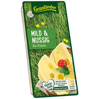 Grünländer - mild & nussig in Scheiben (500g)