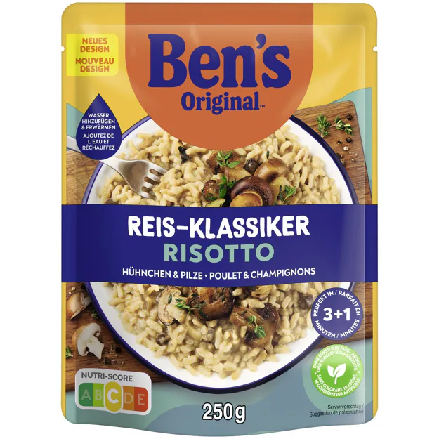 [4_8947] Uncle Ben's Expressreis - Hühnchen Pilzrisotto (250g)