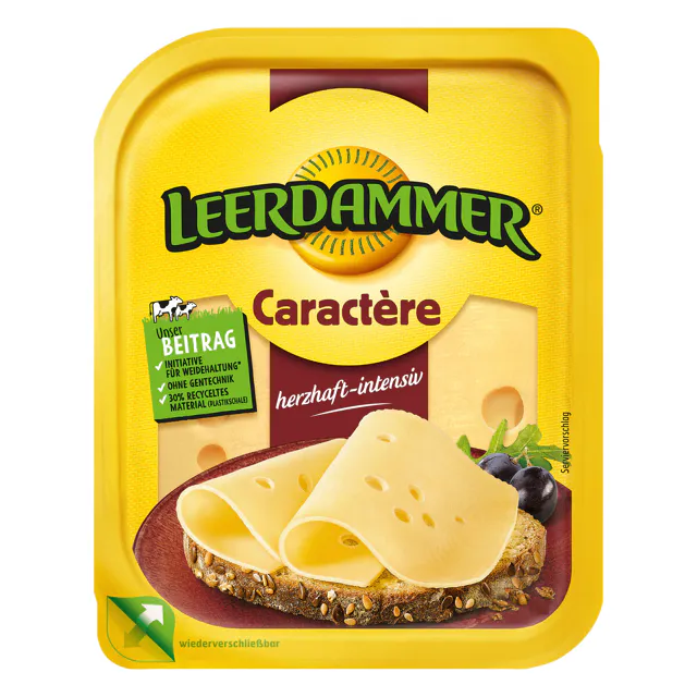 Leerdammer Caractère herzhaft-intensiv Scheiben (125g)