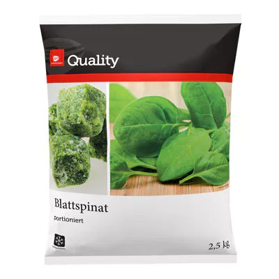 Blattspinat Portionen TK (2,5kg)